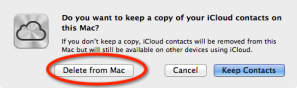 Delete Contacts from iCloud Screenshot